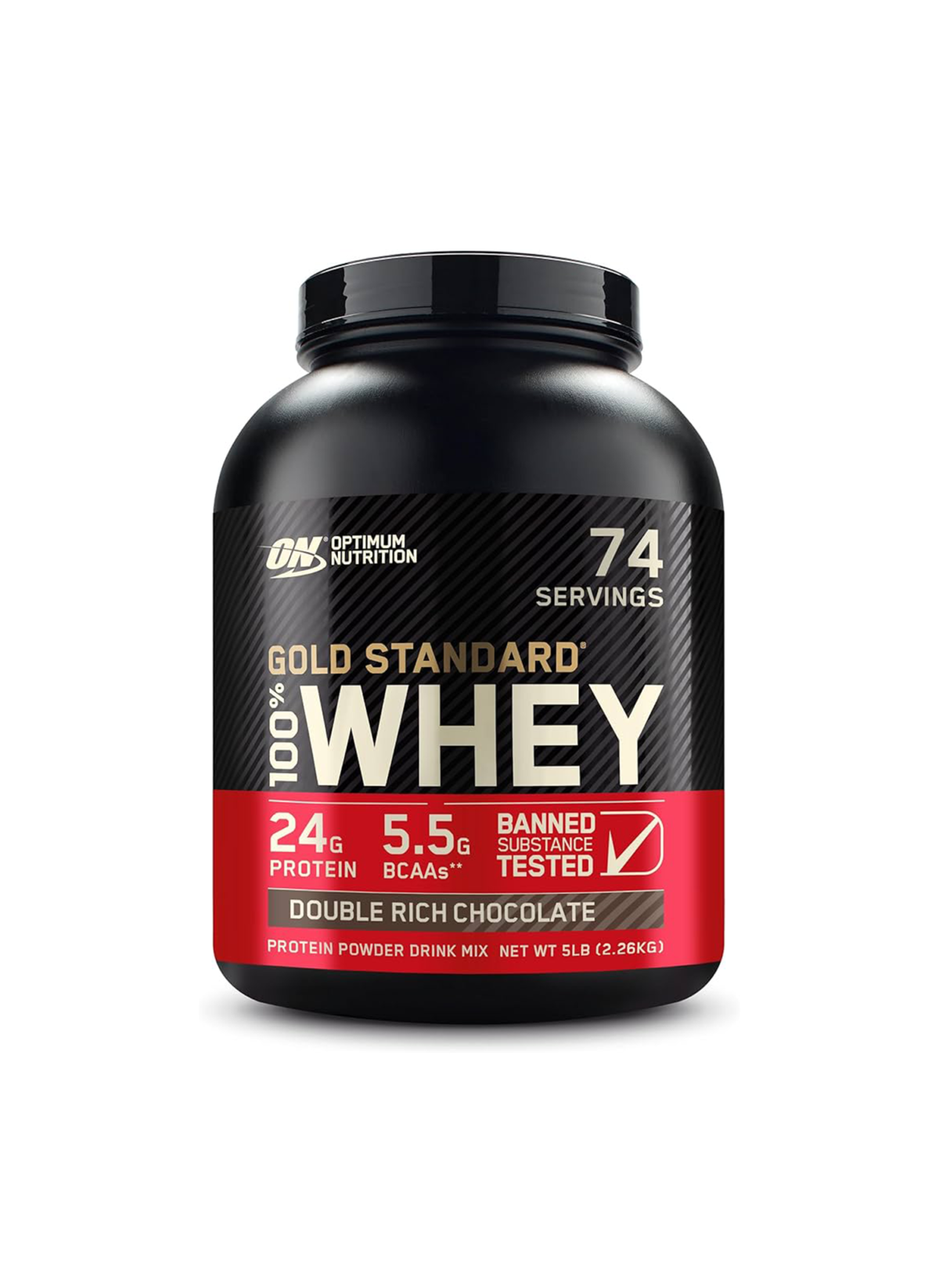 100% WHEY GOLD STANDARD (Double Rich Chocolate) - Image 1