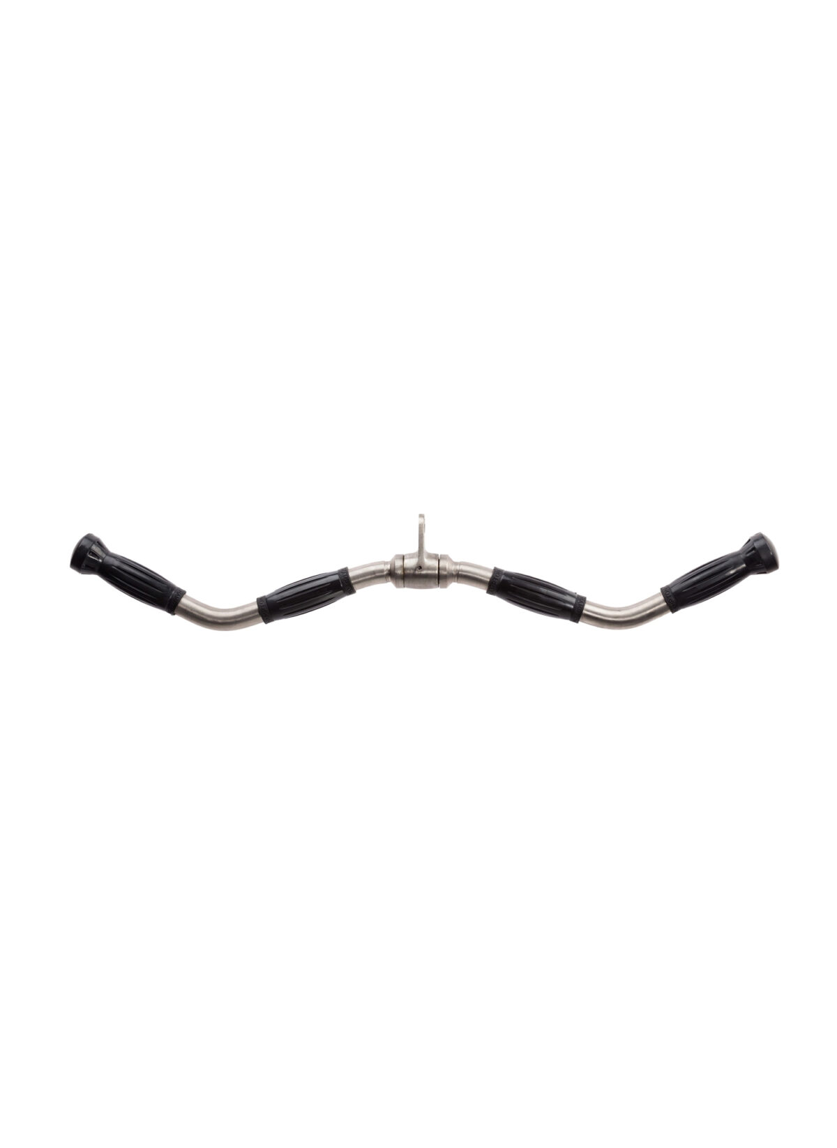 Revolving Curl Bar Qatar OKPRO OK6013 Silver Gym Cable Attachment