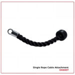 Single rope cable attachment