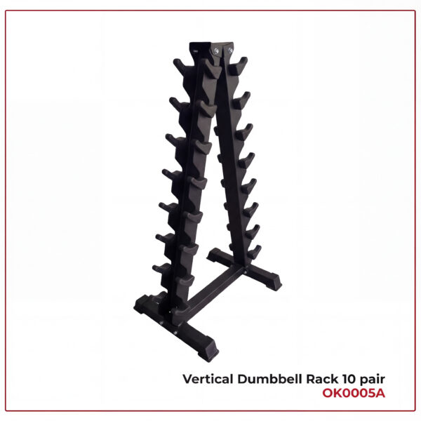 Vertical dumbbell rack 10 pair