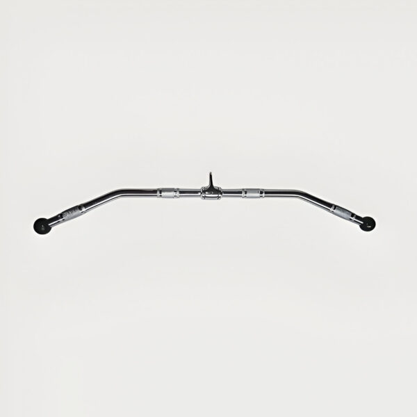 Lat Pulldown Bar Qatar OKPRO OK6021 34-inch silver steel bar for cable machine workouts