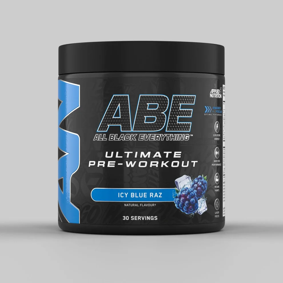 ABEUltimatePre-Workout375g-IcyBlueRaz Applied Nutrition ABE, Icy Blue Raz, 315 Gm - Image 1