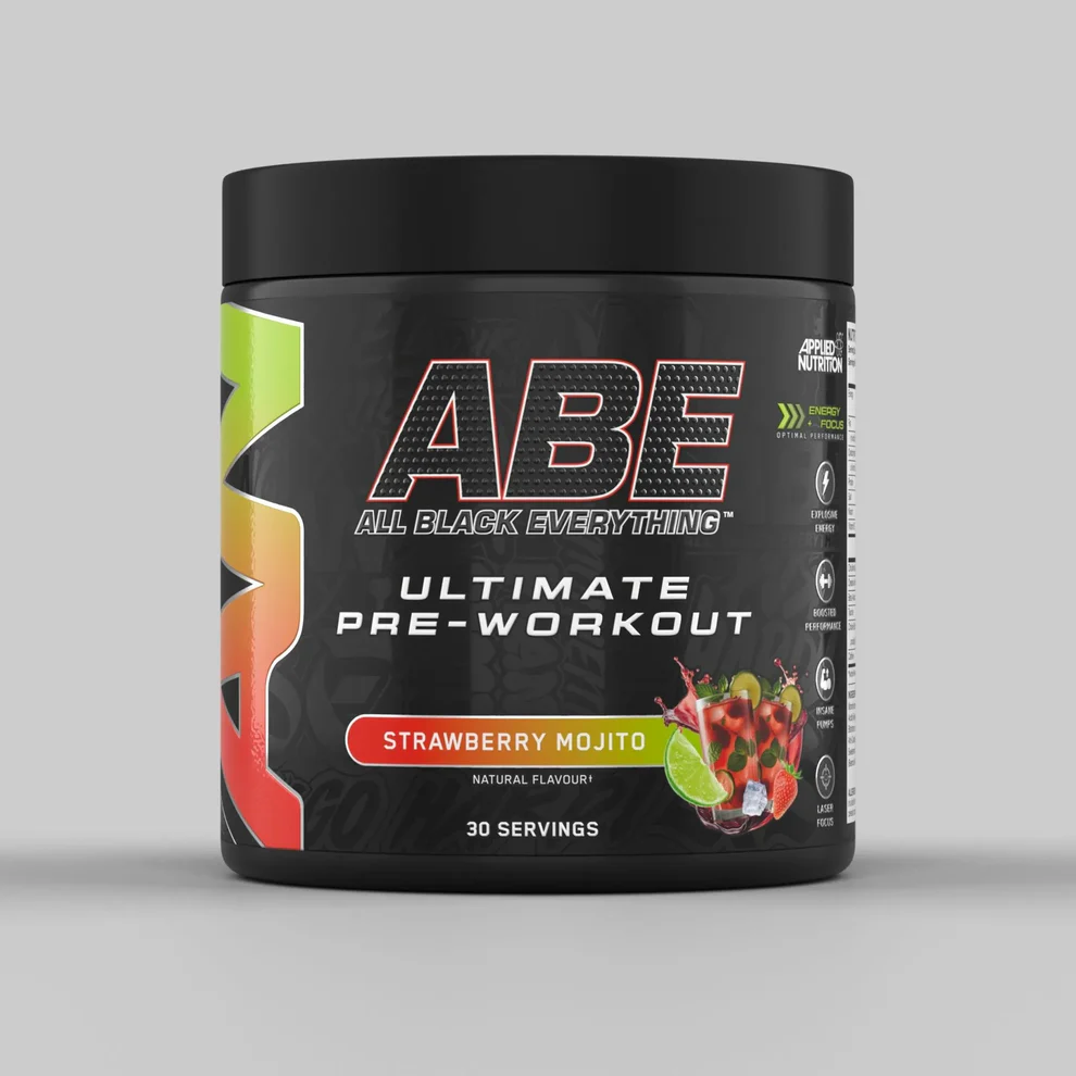 ABEUltimatePre-Workout375g-StrawberryMojito Applied Nutrition ABE, Strawberry Mojito, 315 Gm - Image 1