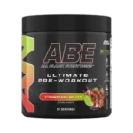 Applied Nutrition ABE All Black Everything Pre-Workout powder – energy and endurance supplement with creatine, beta-alanine, caffeine, and citrulline for enhanced performance and focus.