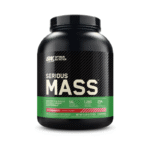 Optimum Nutrition Serious Mass Strawberry – 2.72 kg high-calorie protein and carbohydrate powder for muscle growth, strength gain, and immune support.