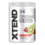Xtend Original BCAA Strawberry Kiwi flavor – 7g BCAA intra-workout recovery powder with L-Glutamine, Citrulline Malate, and electrolytes – 30 servings, sugar-free.