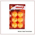 REGAIL 40 mm Table Tennis Balls – White (6-Pack) - Image 2