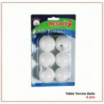 REGAIL 40 mm Table Tennis Balls – White (6-Pack)