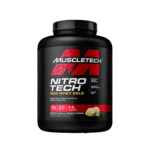 MuscleTech Nitro-Tech Whey Protein powder – 4 lbs – whey isolate and peptides mix with creatine for lean muscle growth, strength, and recovery.
