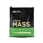 Optimum Nutrition Serious Mass Vanilla flavor – 5.44 kg high-calorie protein and carbohydrate powder for muscle growth, weight gain, and recovery.